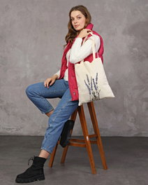Zoozie Bags 0865 Bolso Tote Crema 35x40 cm